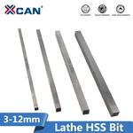 XCAN-CNC Ferramentas de torneamento, Torno Longo, Bit HSS, 200mm, 1Pc, 3mm, 4mm, 5mm, 6mm, 8mm, 10mm, 12mm