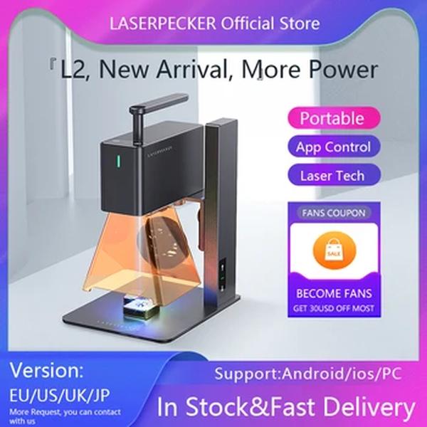 LASERPECK 2 Gravador Handheld Nova Chegada Portátil Poderosa Gravação A Laser Máquina De Corte CNC DIY Super Rápido Gravador A Laser