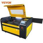 VEVOR-CO2 Máquina de Gravação a Laser, Gravador a Laser, RUIDA M2, Madeira, Couro, Acrílico, Refrigeração a Água, Ferramentas, 40x60cm, 50 W, 60W