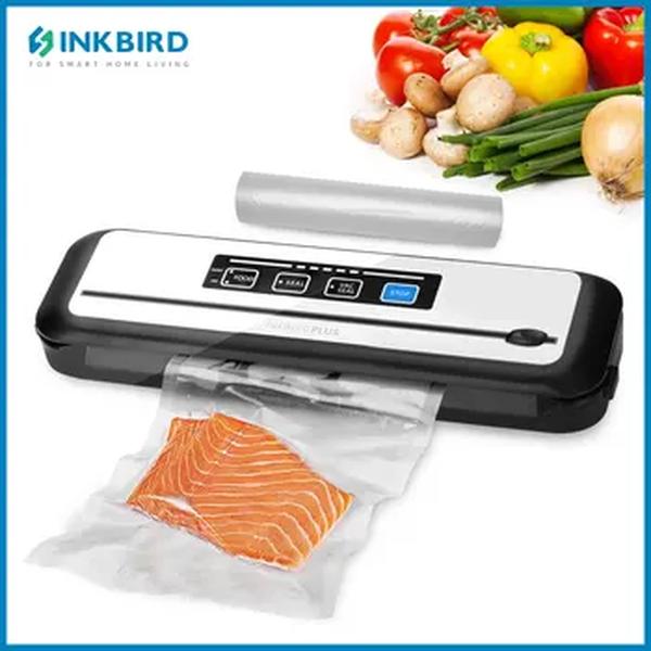 INKBIRD-Máquina de Selagem Automática para Preservação de Alimentos, INK-VS01 Vacuum Sealer, Dry Moist, Múltiplos Modos, Elétrico