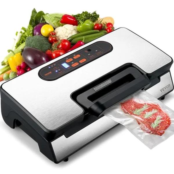 VEVOR-Máquina Automática Vacuum Sealer, Preservação De Alimentos, Armazenamento Saver, Seco Moist Food Armazenamento, Vedação De Ar Manual, 90Kpa