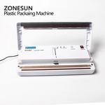 Zonesun DZ-280 máquina de selagem a vácuo calor elétrico doméstico alimentos embalagem aferidores aparelhos cozinha poupança alimentos preservador