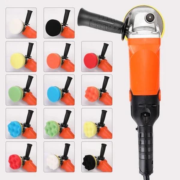 Velocidade ajustável Car Electric Polisher, Ferramenta de polimento de móveis automotivos, Máquina de encerar, 1200W, 220V