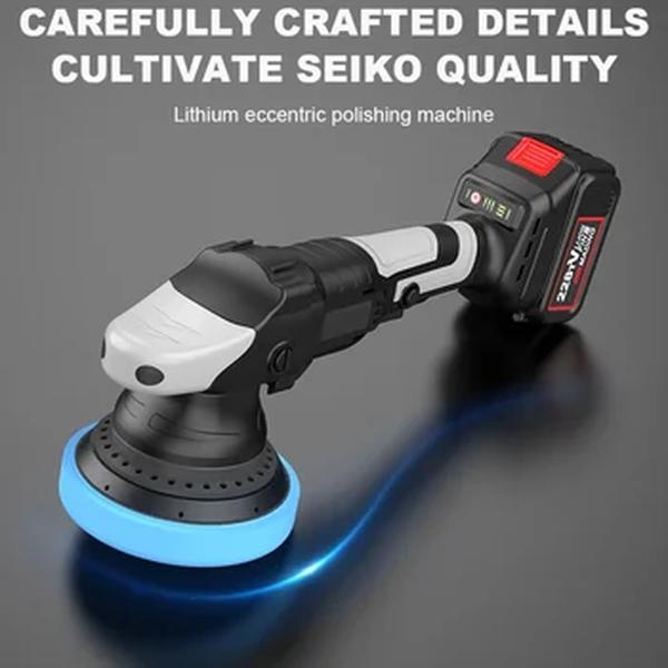 Máquina de polir carro sem fio, recarregável sem escova, polidor excêntrico, polimento sem fio, kit de depilação para bateria Makita, 900W