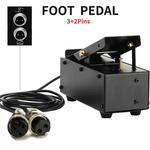 2 + 3 pinos tig soldador pé pedal 5 pinos pedal interruptor de pedal controlador atual ac/dc inversor tig máquina solda cnc mig soldador