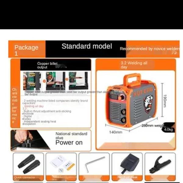 Máquina de solda elétrica, Soldador Tig, Aço Inoxidável, Ferro IGBT Tecnologia, TIG, MMA, Argon Tig Controle, 220V, 315