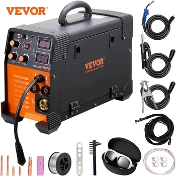 VEVOR-MIG Máquina de solda a arco TIG, levantar soldador ARC, vara de MMA, IGBT DC, 3 em 1, 250 Amp, 220V