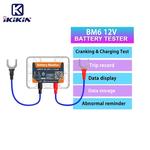 Battery Monitor Tester com Bluetooth, carregamento sem fio, Cranking Teste, Ferramenta de Diagnóstico, 12V, 4.2