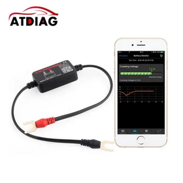 BM2 Battery Monitor Tester Ferramenta de Diagnóstico Analisador Digital, Unidades de Medição de Bateria, Android, iOS, iPhone, Bluetooth 4.0, 12V