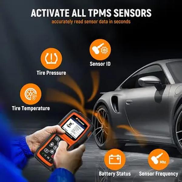 Foxwell TPMS Relearn Ativação Sensor De Monitoramento Da Pressão Do Pneu, TPMS Redefinir Ferramenta De Verificação De Diagnóstico Do Carro, T1000