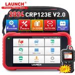 LANÇA X431 CRP123E V2.0 OBD2 Carro Auto Scanner SAS Óleo ETS DPF Purga Reinicio Ferramenta de Diagnóstico Motor ABS Airbag SRS AT Leitor de Código