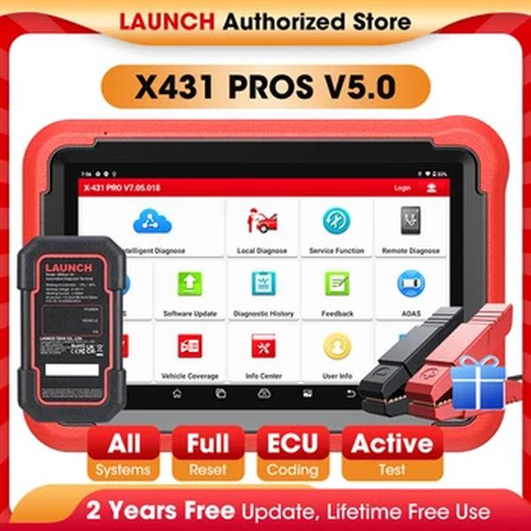 LAUNCH-X431 PROS V 5.0 Ferramentas de Diagnóstico, OBD2 Scanner, Auto Ferramenta Automotiva, Car Scan, Diagnóstico Autoscanner, X-431 Pro V