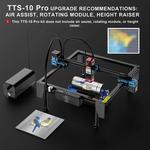 Twotrees gravador a laser cnc roteador tts10 pro/TTS-55Pro 40w/80w máquina de corte e gravação a laser de metal com controle offline wi-fi