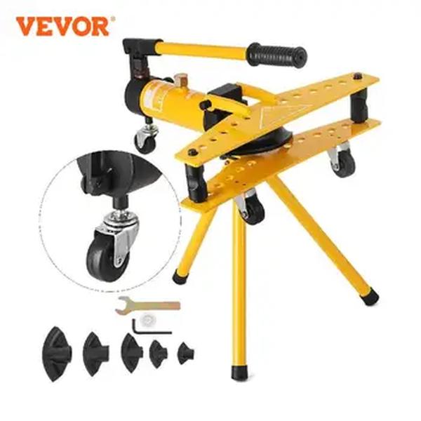 VEVOR SWG-1 Integral Manual Hidráulico Tubo Bender Dia 13-34mm com 6 Dies Kit 10Ton Multifunções Aço Tubo De Cobre Ferramenta De Dobra