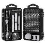 Professional Precision Screwdriver Set, Multi-Function Repair Tool, 98 Bits chave de fenda magnética para iPhone Glasses, 115 em 1