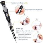 Professional Precision Screwdriver Set, Multi-Function Repair Tool, 98 Bits chave de fenda magnética para iPhone Glasses, 115 em 1