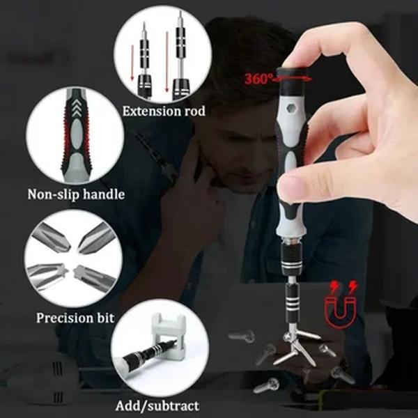 Electronics Screwdriver Set, 115 in 1 Precision Screwdriver Tools, Nut Driver, Ferramentas profissionais de reparo magnético, Laptop Repair