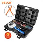 Vevor-Manual AC Mangueira Crimper Kit com 7 Matrizes, Mangueira Hidráulica Ferramenta de Friso, Prensa Hidráulica, Auto Air Conditioning Repair Set, 71500