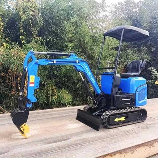 Agricultura Mini Escavadeira de Esteira Micro Digger Personalizado, Motor de Alta Qualidade, 1,2 Toneladas, 1200kg, Atacado, Euro 5, Novo