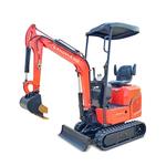 Agricultura Mini Escavadeira de Esteira Micro Digger Personalizado, Motor de Alta Qualidade, 1,2 Toneladas, 1200kg, Atacado, Euro 5, Novo