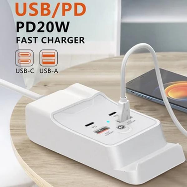 USB 3.0 HUB com suporte de telefone móvel, 4-em-1 adaptador divisor, OTG para Xiaomi, Lenovo, Macbook Pro, acessórios de computador