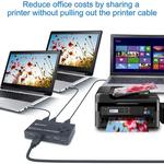 MZX KM Switch Selector, USB 3.0 Hub, 3 0 Switcher, 4 Computador, Laptop, PC, Desktop, Acessórios Splitter, KVM para Teclado, Mouse, U Disk