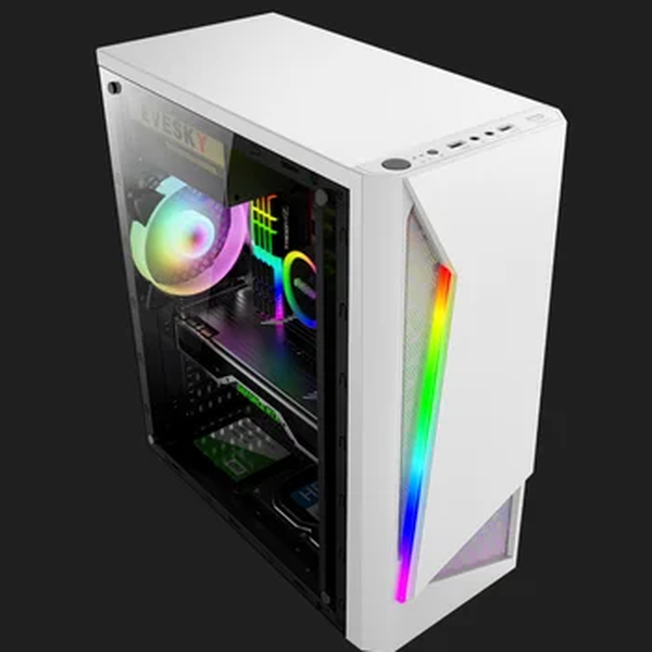 Aotesier-Computador Desktop Gaming, PC A8 7680CPU, 8 GB, 16 GB RAM, 500 GB SSD, Windows 10 Pro, Máquina de Montagem Chave, Gamer barato