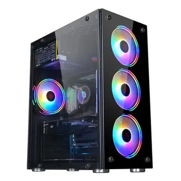 Aotesier-Gaming PC Computador Desktop, Construído em Win10, 16GB de RAM, SSD, 1TB HDD, GTX 1050Ti Core, E5-2650 Processador, Venda Quente, Novo