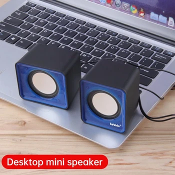 Mini Caixa de Som para Computador Portátil, Notebook, Desktop, PC, Música, Bocina, Coluna, Acústica, Sistema de Áudio, Caixa De Som