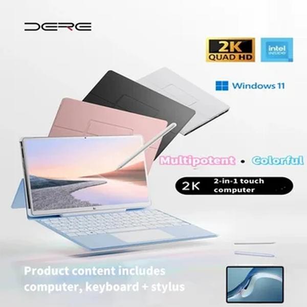 Dere-Win Pad 2K Touch Tablet, sistema Windows, portátil e fino, 2 em 1, N5095, Novo, 2022