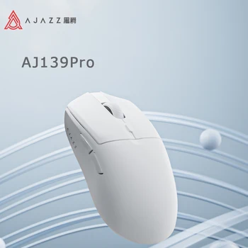 Ajazz aj139 pro mouse gamer sem fio, pmw3395 chipset gamer, 26000dpi, profissional, para pc