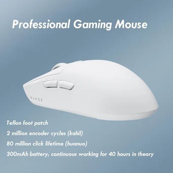 Ajazz aj139 pro mouse gamer sem fio, pmw3395 chipset gamer, 26000dpi, profissional, para pc