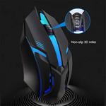 E-Sports USB Wired Colorido LED Gaming Mouse, 5000 DPI, Óptico, Mouse Gamer para Desktop, Laptop, PC, Computador