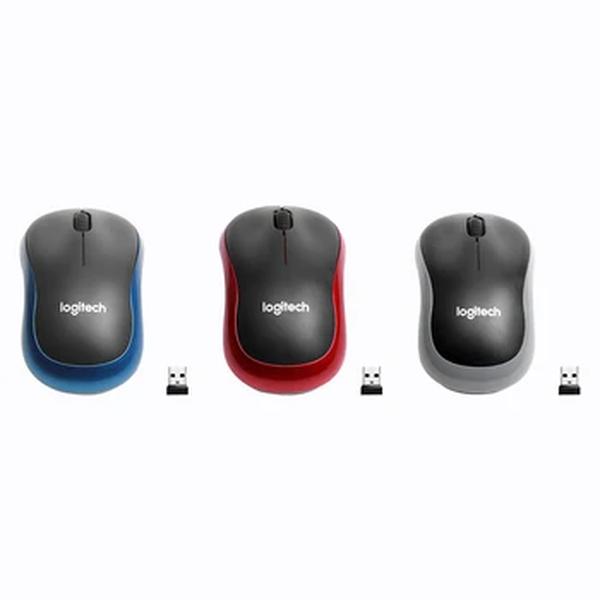 Logitech-m185 mouse sem fio, 2.4 ghz, usb, 1000dpi, 3 botões, silencioso, navegação óptica, para pc/laptop