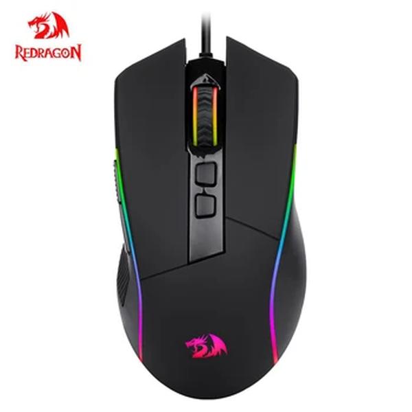 REDRAGON-RGB Mouse de jogos com fio USB, programável, ergonômico, Gamer Mice, Computador, Laptop, PC, Gamer, G105, 8000 DPI, 8 botões