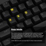 Akko Black Shine através do teclado mecânico com fio, Interruptor magnético RGB, 8K Hz Polling Rate, Gatilho rápido, Teclado para jogos, 3061S-HE