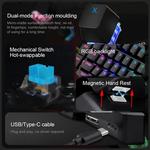 AliExpress Coleção REDRAGON DITI K585 RGB 42 Chave Uma Mão USB Mecânica Gaming Teclado Com Fio Interruptor Azul 42 Teclas Gamer