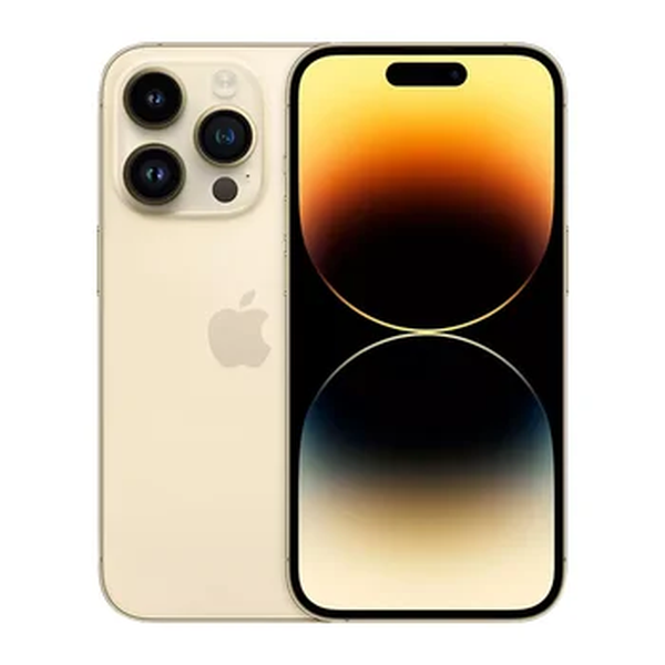 Apple-iPhone 14 Pro, 256GB, 128GB, Dual SIM, Câmera de 48MP + 12MP desbloqueada, Chip A16 Bionic, Tela OLED de 6,1 ", NFC Face ID