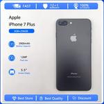 Apple-iPhone 7 Plus celular, usado, desbloqueado, 32 GB, 128 GB, 256GB ROM, Quad-core, IOS, 12MP, 4G, impressão digital, 5.5 ", original