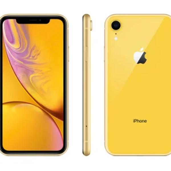 Apple-iPhone XR Smartphone, Celular, 4G LTE, 6,1 ", 3GB de RAM, 64GB, 128GB, 256GB ROM, Desbloqueado Original, 12MP + 7MP, Barra HexaCore