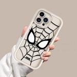 Capa de telefone com logotipo do Homem-Aranha, arte, iPhone 15, 14, 13, 12, 11, Mini, XS, XR, X, 8, 7, Pro Max, mais, suave, escada para os olhos