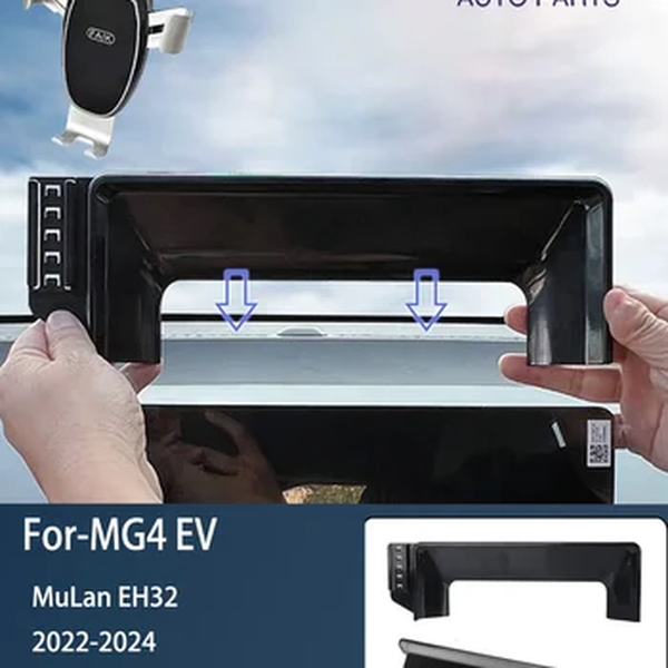 Suporte do telefone móvel do carro para MG4 EV MG 4, MuLan EH32 2022 ~ 2024, Rotação de 360 °, Suporte GPS para carro, Acessórios de navegação