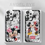 Tampa macia transparente de Disney Mickey Mouse, caso para Samsung Galaxy A13, A24, A33, A25, A54, A34, A14, 4G, A23, A15, A73, 5G