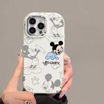 Capa de telefone Disney-Mickey e Minnie, capa impertinente adorável, capa de telefone Disneys para iPhone 15, 14, 13, 12, 11 Pro Max, XR, XS, MAX, Y2K, Anti Fall, bonitinho