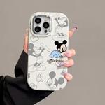 Capa de telefone Disney-Mickey e Minnie, capa impertinente adorável, capa de telefone Disneys para iPhone 15, 14, 13, 12, 11 Pro Max, XR, XS, MAX, Y2K, Anti Fall, bonitinho