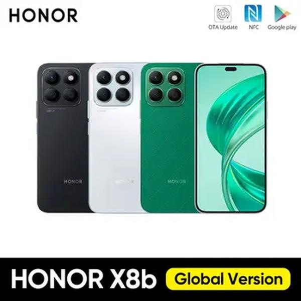 Smartphone HONOR-X8b 4G, versão global, 8GB RAM, 512GB ROM, Snapdragon 680, exibição de taxa de atualização 90Hz, câmera 108MP, bateria 4500mAh