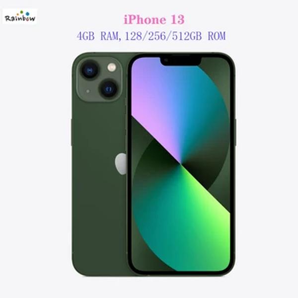 Apple-iPhone 13 Celular, 5G LTE, Face ID, NFC, IOS, A15, Bionic, Núcleo Hexa, 6.1 '', 12MP e 12MP, 3240mAh, 128GB, 256GB, 512GB, original