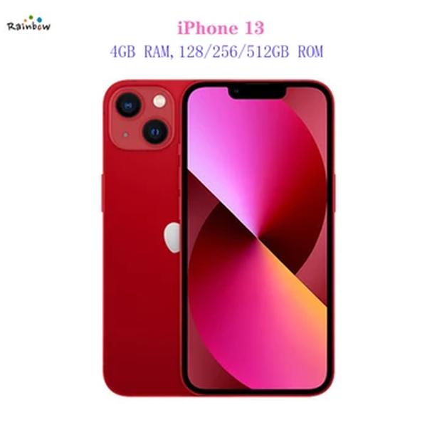 Apple-iPhone 13 Celular, 5G LTE, Face ID, NFC, IOS, A15, Bionic, Núcleo Hexa, 6.1 '', 12MP e 12MP, 3240mAh, 128GB, 256GB, 512GB, original