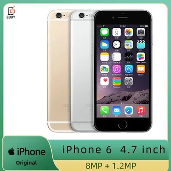 Apple-iPhone 6 Celular, 4,7 ", 3G, 4G LTE, 16 GB, 64 GB, 128GB ROM, 8MP, IOS, impressão digital, Celular Usado, Original