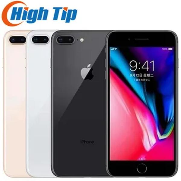 Apple-iPhone 8 Plus Telefone Móvel Usado, 64GB, 256GB, Núcleo Hexa, 3D Touch ID, LTE, WiFi, 12.0MP, 4,7 ", Impressão Digital, Desbloqueado, Original